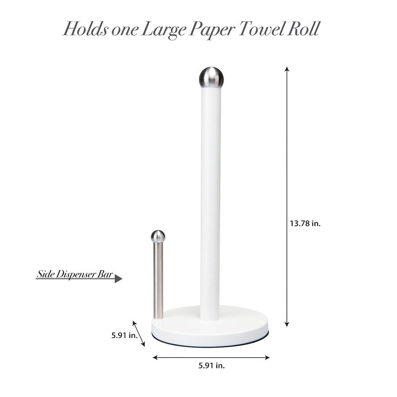 Kitchen Details Paper Towel Holder in White - Image 5